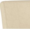 Nízké křeslo bez područek textil [352456] (Barva Krémová)