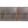 5dílný paraván 350 x 180 cm [319181] (Barva Černá)