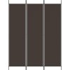 3dílný paraván 150x200 cm textil [350180] (Barva Antracitová)