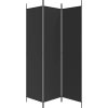 3dílný paraván 150x200 cm textil [350180] (Barva Antracitová)
