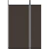 6dílný paraván 300 x 220 cm textil [350206] (Barva Bílá)