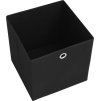 Úložné boxy 10 ks netkaná textilie 32 x 32 x 32 cm [245746] (Barva Černá)