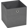 Úložné boxy 10 ks netkaná textilie 32 x 32 x 32 cm [245746] (Barva Černá)