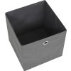 Úložné boxy 10 ks netkaná textilie 32 x 32 x 32 cm [245746] (Barva Černá)