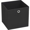 Úložné boxy 10 ks netkaná textilie 32 x 32 x 32 cm [245746] (Barva Černá)