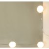LED toaletní stolek se 2 skříňkami dub sonoma kompozitní dřevo [3082029]