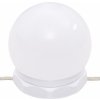 LED toaletní stolek se 2 skříňkami dub sonoma kompozitní dřevo [3082029]