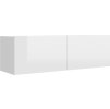 Nástěnné TV skříňky 6 ks kompozitní [3079293] (Barva Bílá s vysokým leskem)