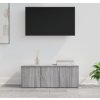 TV skříňka 80x34x30 cm kompozitní dřevo [801867] (Barva šedá s vysokým leskem)
