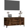 TV skříňka 102x44,5x50 cm kompozitní dřevo [819609] (Barva Kouřový dub)