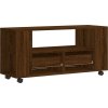 TV skříňka 102 x 34,5 x 43 cm kompozitní dřevo [833747] (Barva Kouřový dub)