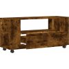 TV skříňka 102 x 34,5 x 43 cm kompozitní dřevo [833747] (Barva Kouřový dub)