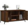 TV skříňka 100 x 40 x 50 cm kompozitní dřevo [832767] (Barva Hnědý dub)