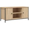 TV skříňka 100 x 40 x 50 cm kompozitní dřevo [832767] (Barva Hnědý dub)