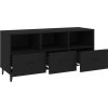 TV skříňka 102 x 35 x 50 cm kompozitní dřevo [812610] (Barva Černá)