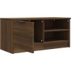 TV skříňka 80 x 35 x 36,5 cm kompozitní dřevo [817117] (Barva Kouřový dub)