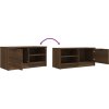 TV skříňka 80 x 35 x 36,5 cm kompozitní dřevo [817117] (Barva Kouřový dub)