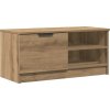 TV skříňka 80 x 35 x 36,5 cm kompozitní dřevo [817117] (Barva Kouřový dub)