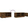 TV skříňka 80 x 35 x 36,5 cm kompozitní dřevo [817117] (Barva Kouřový dub)