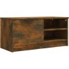 TV skříňka 80 x 35 x 36,5 cm kompozitní dřevo [817117] (Barva Kouřový dub)