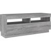 TV skříňka s LED osvětlením 200x35x40 cm [3120171] (Barva Šedá sonoma)