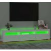 TV skříňka s LED osvětlením 180x35x40 cm [3152754] (Barva Bílá)