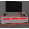 TV skříňka s LED osvětlením 180x35x40 cm [3152754] (Barva Bílá)