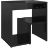 Noční stolky 2 ks 40 x 30 x 40 cm dřevotříska [806331] (Barva Černá)