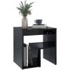 Noční stolky 2 ks 40 x 30 x 40 cm dřevotříska [806331] (Barva Černá)