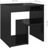 Noční stolky 2 ks 40 x 30 x 40 cm dřevotříska [806331] (Barva Černá)