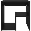 Noční stolky 2 ks 40 x 30 x 40 cm dřevotříska [806331] (Barva Černá)