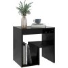 Noční stolky 2 ks 40 x 30 x 40 cm dřevotříska [806331] (Barva Černá)