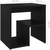 Noční stolky 2 ks 40 x 30 x 40 cm dřevotříska [806331] (Barva Černá)