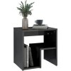 Noční stolky 2 ks 40 x 30 x 40 cm dřevotříska [806331] (Barva Černá)