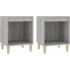 Noční stolky 2 ks 40x35x50 cm [821859] (Barva Bílá)