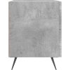 Noční stolky 2 ks 40 x 35 x 47,5 cm kompozitní dřevo [827253] (Barva Betonová šedá)