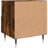 Noční stolky 2 ks 40 x 35 x 47,5 cm kompozitní dřevo [827389] (Barva Bílá)