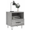 Noční stolky 2 ks 40 x 35 x 47,5 cm kompozitní dřevo [827433] (Barva Šedá sonoma)