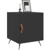 Noční stolky 2 ks 40 x 40 x 50 cm kompozitní dřevo [827503] (Barva Černá)