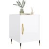 Noční stolky 2 ks 40 x 40 x 50 cm kompozitní dřevo [827517] (Barva Bílá)