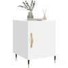 Noční stolky 2 ks 40 x 40 x 50 cm kompozitní dřevo [827517] (Barva Bílá)