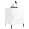 Noční stolky 2 ks 40 x 40 x 50 cm kompozitní dřevo [827597] (Barva Bílá)
