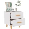 Noční stolky 2 ks 40 x 35 x 47,5 cm [811983] (Barva Bílá s vysokým leskem)