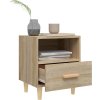 Noční stolky 2 ks 40 x 35 x 47 cm [812007] (Barva Bílá)