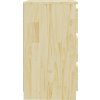 Noční stolky 2 ks 60 x 36 x 64 cm masivní borovice [3093547] (Barva Přírodní)