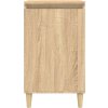 Noční stolky 2 ks 40 x 35 x 70 cm kompozitní dřevo [819635] (Barva dub sonoma)