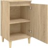 Noční stolky 2 ks 40 x 35 x 70 cm kompozitní dřevo [819635] (Barva dub sonoma)