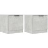 Noční stolky 2 ks 40 x 39 x 40 cm [811197] (Barva Bílá)
