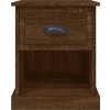 Noční stolky 2 ks 39 x 39 x 47,5 cm kompozitní dřevo [816139] (Barva Kouřový dub)