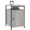 Noční stolky 2 ks 40 x 42 x 60 cm kompozitní dřevo [825870] (Barva Šedá sonoma)